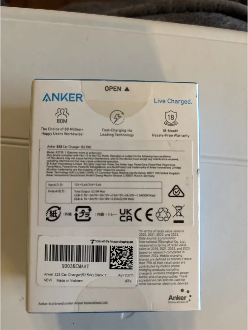 Anker 323 Car Charger - Picture 2 of 2